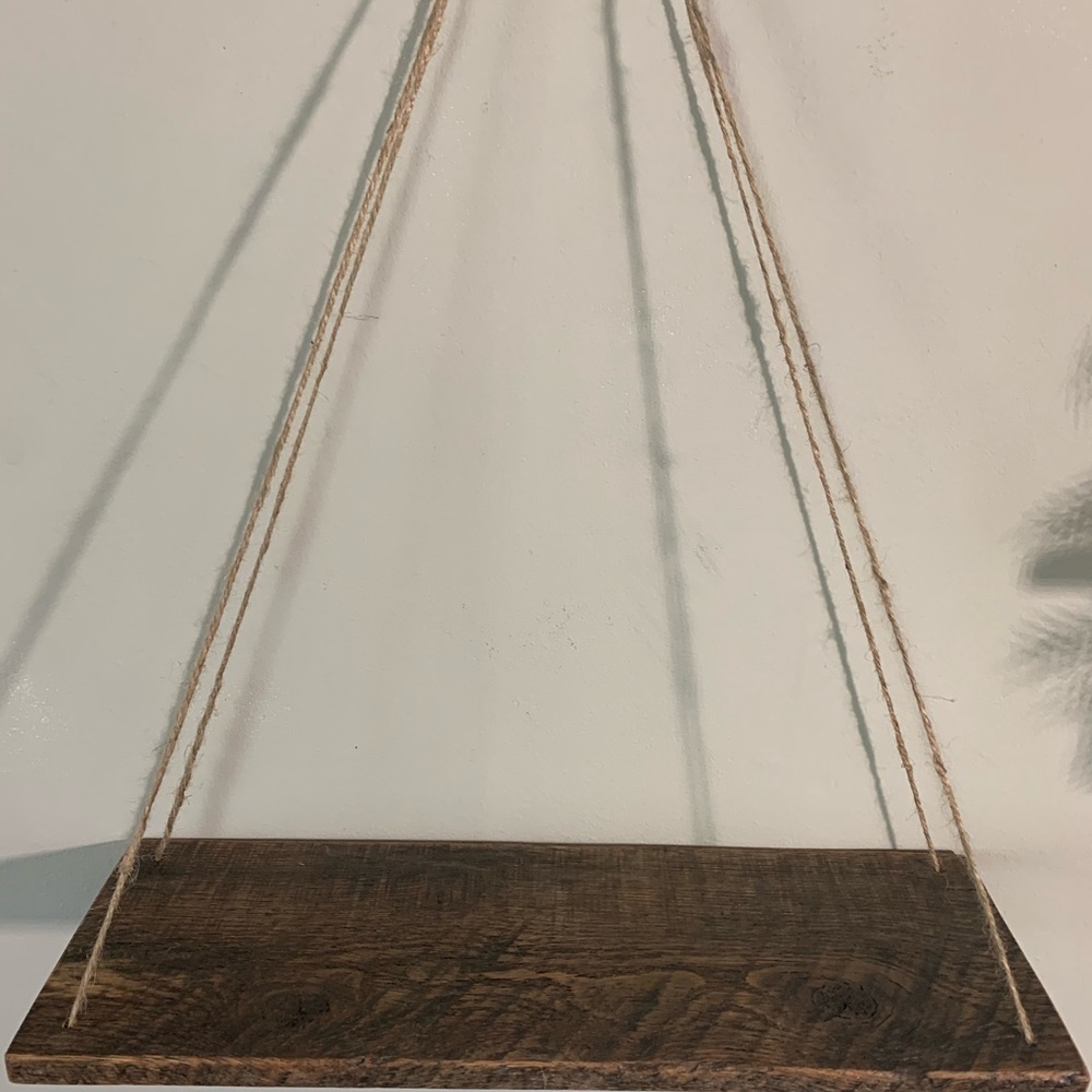Boho Wall Hanging Shelves - Set of two - Picture 5 of 6